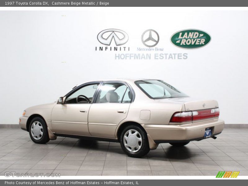 Cashmere Beige Metallic / Beige 1997 Toyota Corolla DX