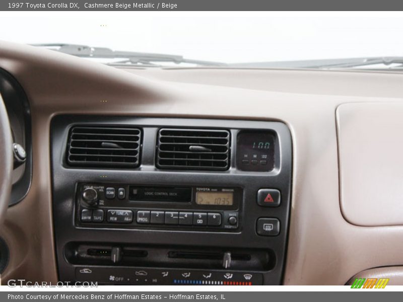 Cashmere Beige Metallic / Beige 1997 Toyota Corolla DX