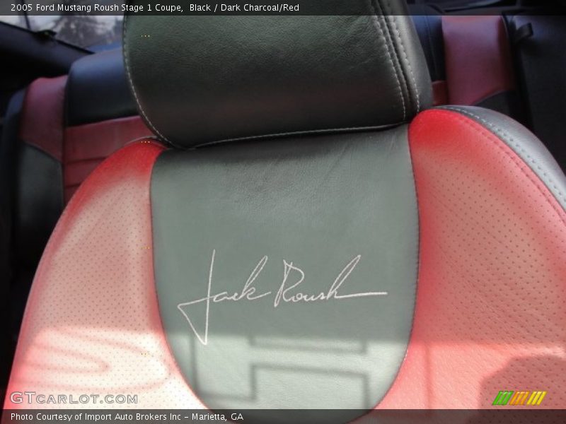  2005 Mustang Roush Stage 1 Coupe Dark Charcoal/Red Interior