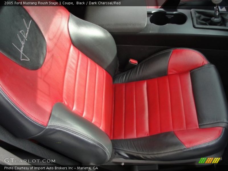  2005 Mustang Roush Stage 1 Coupe Dark Charcoal/Red Interior