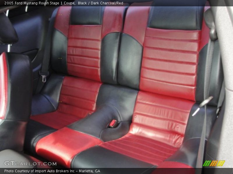 Rear Seat of 2005 Mustang Roush Stage 1 Coupe