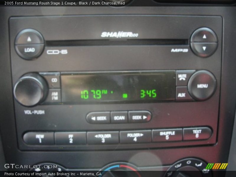 Black / Dark Charcoal/Red 2005 Ford Mustang Roush Stage 1 Coupe