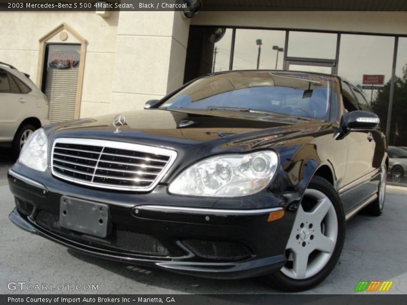 Black / Charcoal 2003 Mercedes-Benz S 500 4Matic Sedan