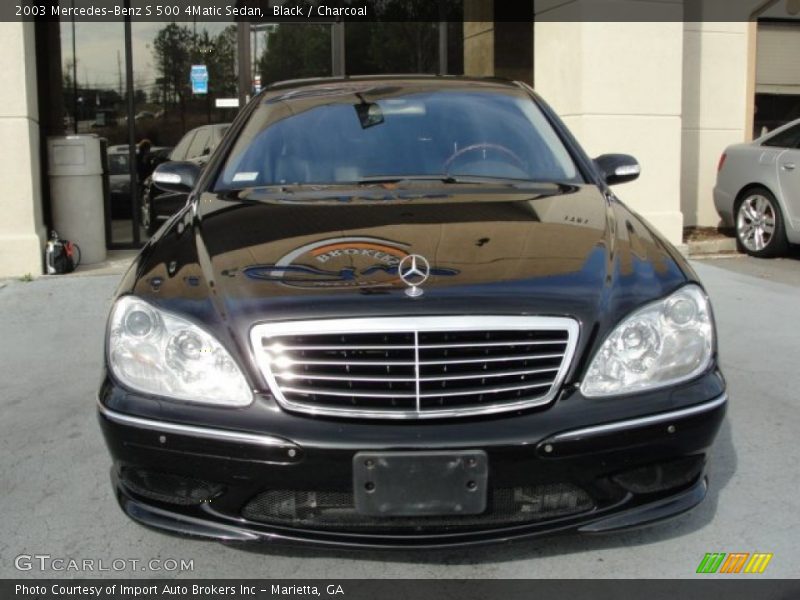 Black / Charcoal 2003 Mercedes-Benz S 500 4Matic Sedan