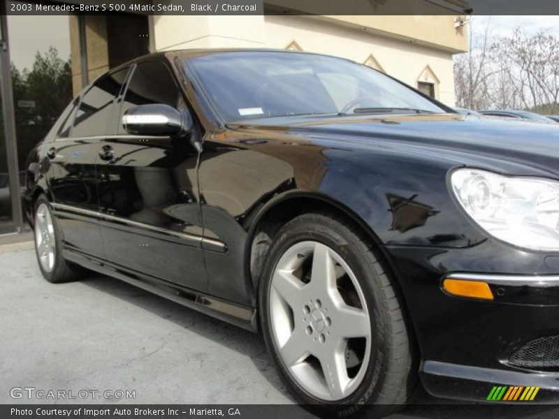 Black / Charcoal 2003 Mercedes-Benz S 500 4Matic Sedan