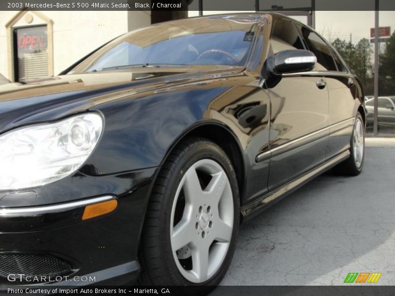 Black / Charcoal 2003 Mercedes-Benz S 500 4Matic Sedan