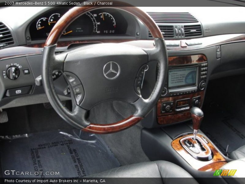 Black / Charcoal 2003 Mercedes-Benz S 500 4Matic Sedan