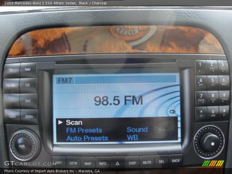 Black / Charcoal 2003 Mercedes-Benz S 500 4Matic Sedan