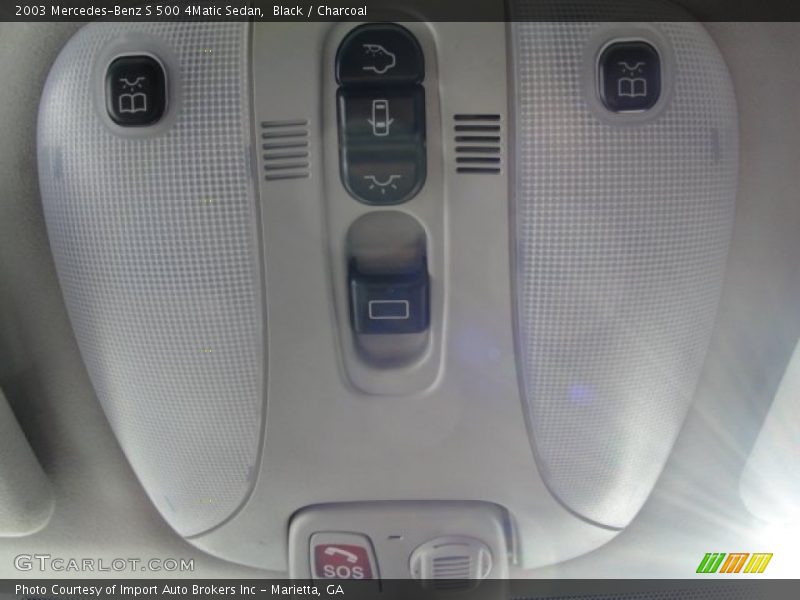 Black / Charcoal 2003 Mercedes-Benz S 500 4Matic Sedan