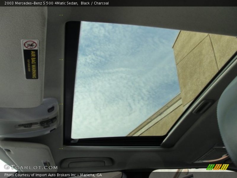 Black / Charcoal 2003 Mercedes-Benz S 500 4Matic Sedan