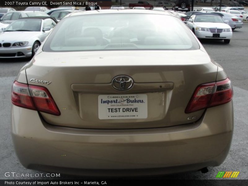 Desert Sand Mica / Bisque 2007 Toyota Camry CE