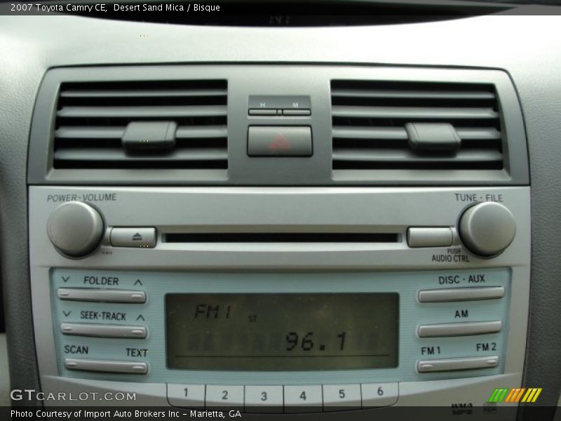 Desert Sand Mica / Bisque 2007 Toyota Camry CE