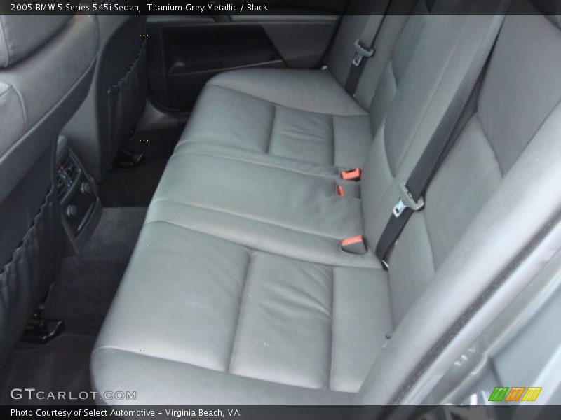  2005 5 Series 545i Sedan Black Interior