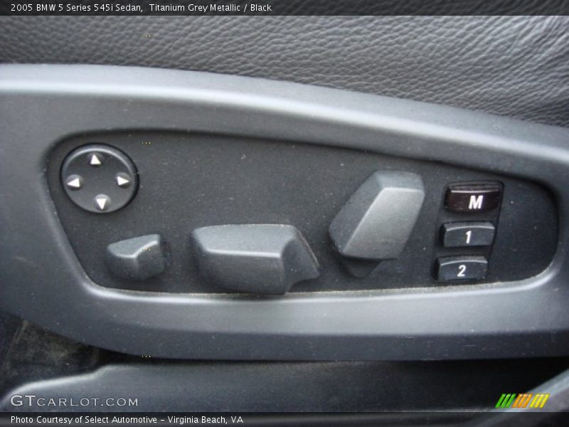 Titanium Grey Metallic / Black 2005 BMW 5 Series 545i Sedan