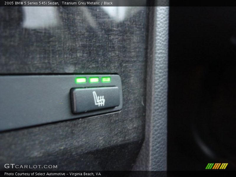 Titanium Grey Metallic / Black 2005 BMW 5 Series 545i Sedan