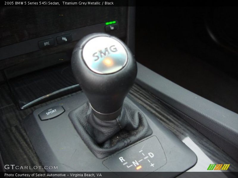  2005 5 Series 545i Sedan 6 Speed SMG Sequential Manual Shifter