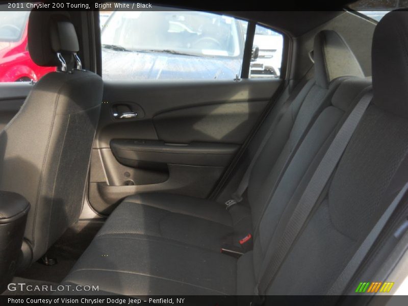 Bright White / Black 2011 Chrysler 200 Touring