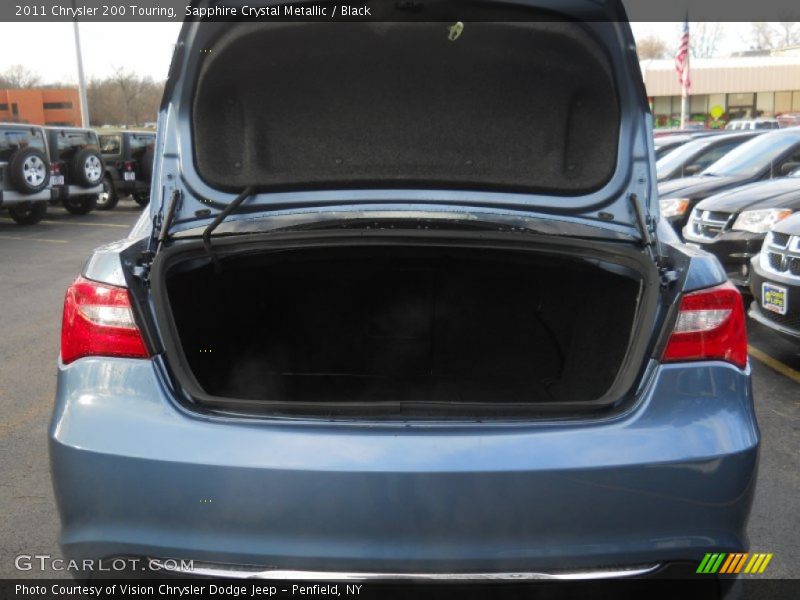 Sapphire Crystal Metallic / Black 2011 Chrysler 200 Touring