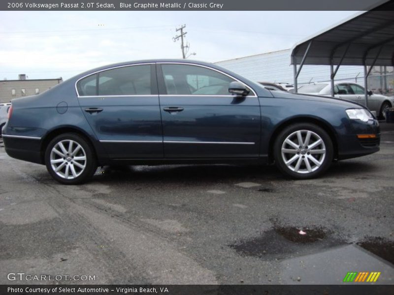 Blue Graphite Metallic / Classic Grey 2006 Volkswagen Passat 2.0T Sedan