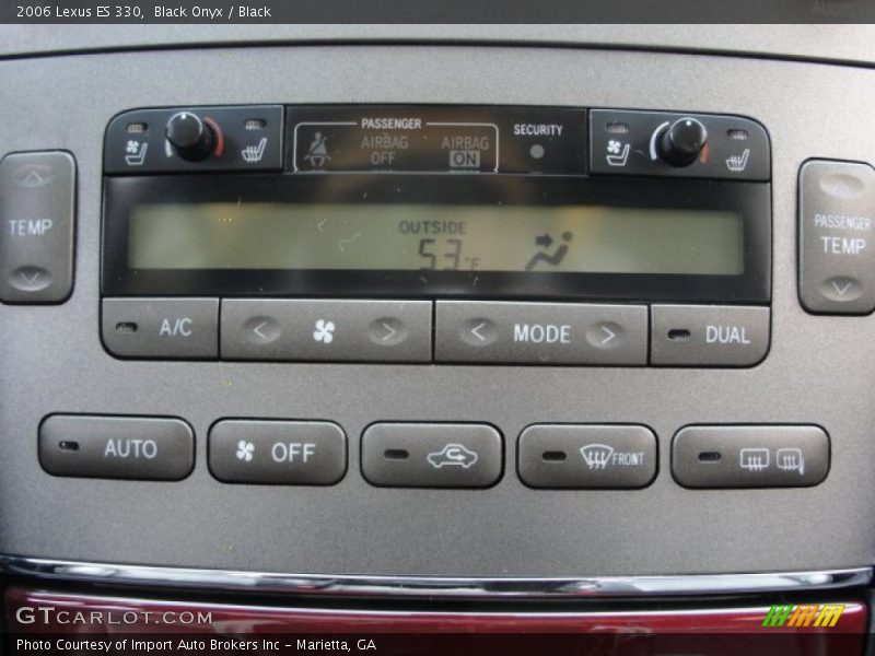 Black Onyx / Black 2006 Lexus ES 330