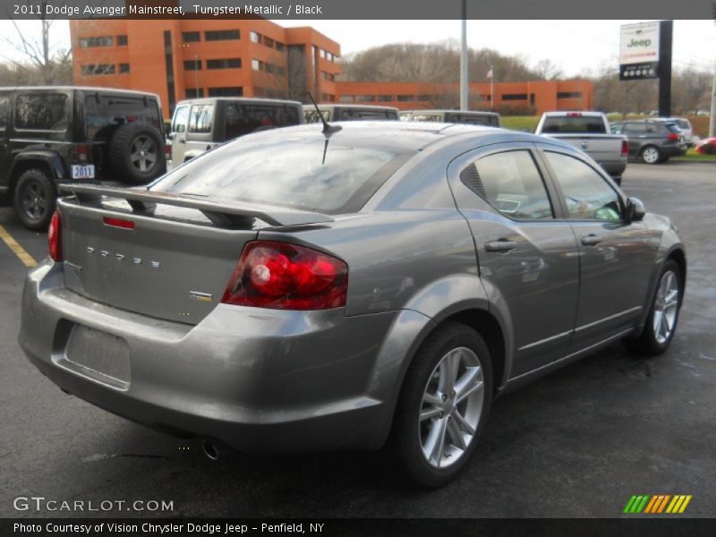 Tungsten Metallic / Black 2011 Dodge Avenger Mainstreet