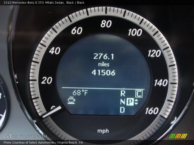Black / Black 2010 Mercedes-Benz E 350 4Matic Sedan