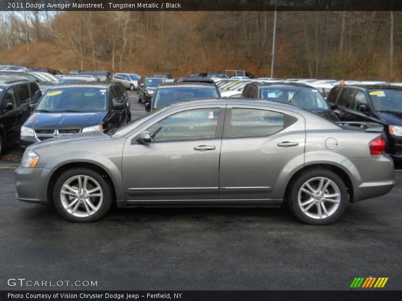 Tungsten Metallic / Black 2011 Dodge Avenger Mainstreet
