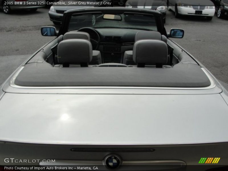 Silver Grey Metallic / Grey 2005 BMW 3 Series 325i Convertible
