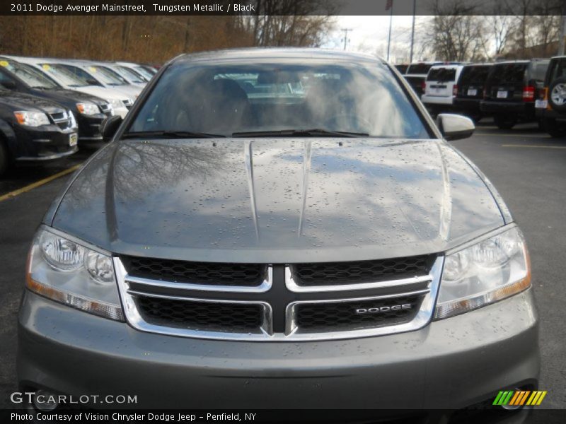Tungsten Metallic / Black 2011 Dodge Avenger Mainstreet
