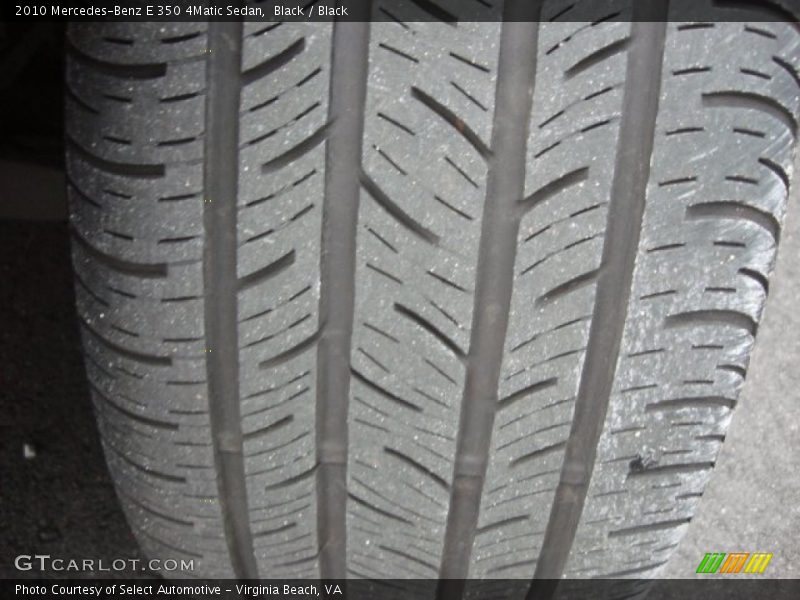Black / Black 2010 Mercedes-Benz E 350 4Matic Sedan