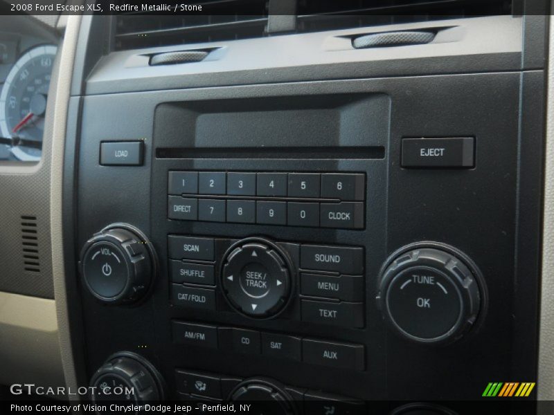Redfire Metallic / Stone 2008 Ford Escape XLS