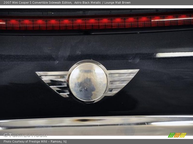 Astro Black Metallic / Lounge Malt Brown 2007 Mini Cooper S Convertible Sidewalk Edition