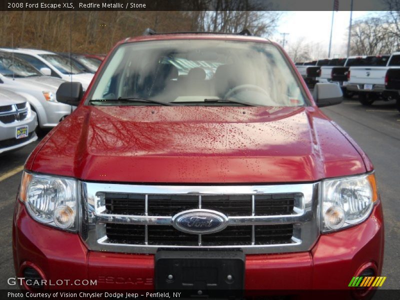 Redfire Metallic / Stone 2008 Ford Escape XLS