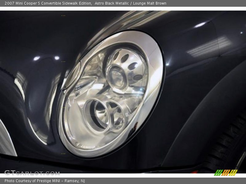 Astro Black Metallic / Lounge Malt Brown 2007 Mini Cooper S Convertible Sidewalk Edition