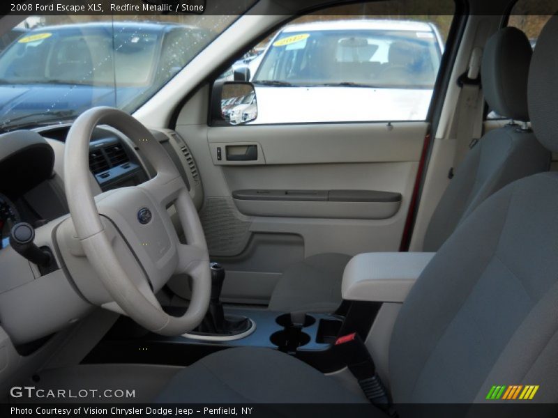 Redfire Metallic / Stone 2008 Ford Escape XLS