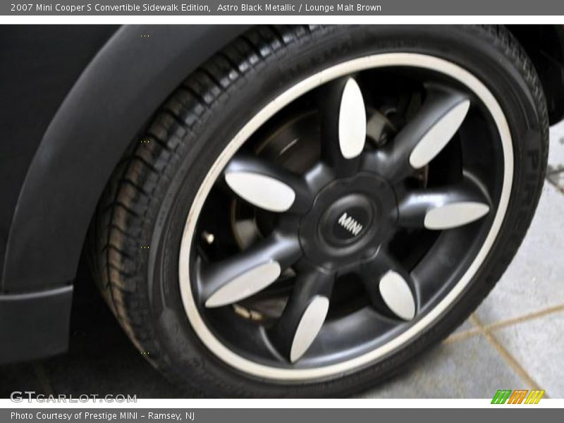 Astro Black Metallic / Lounge Malt Brown 2007 Mini Cooper S Convertible Sidewalk Edition