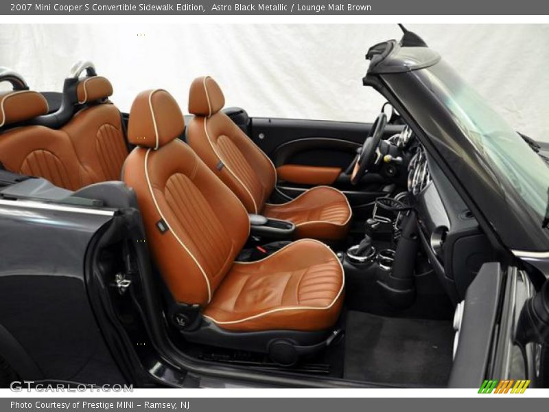 Astro Black Metallic / Lounge Malt Brown 2007 Mini Cooper S Convertible Sidewalk Edition