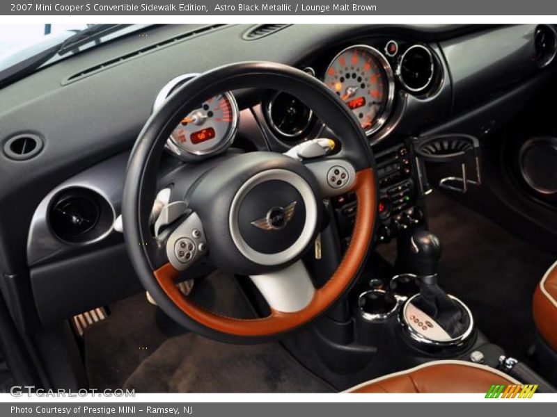Dashboard of 2007 Cooper S Convertible Sidewalk Edition