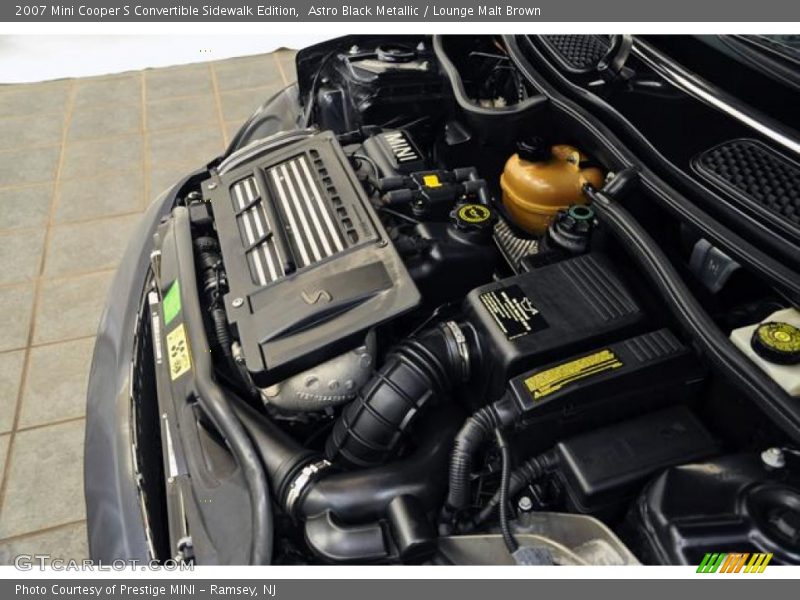 Astro Black Metallic / Lounge Malt Brown 2007 Mini Cooper S Convertible Sidewalk Edition