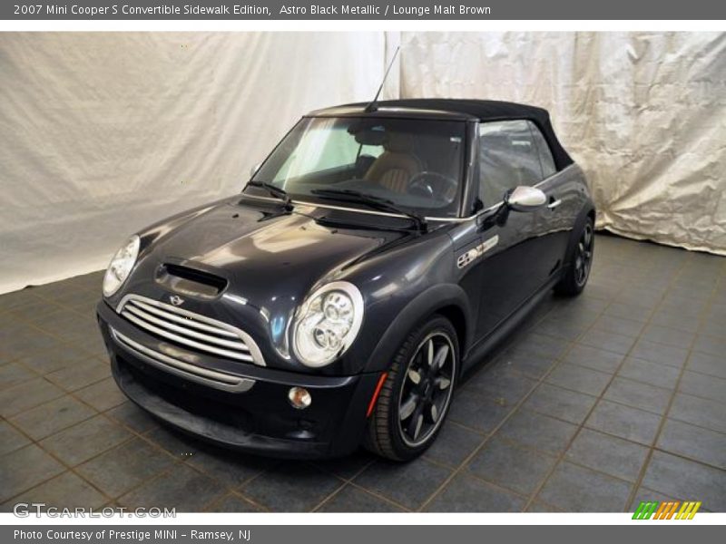 Astro Black Metallic / Lounge Malt Brown 2007 Mini Cooper S Convertible Sidewalk Edition