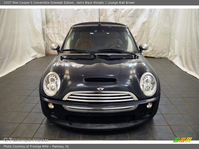 Astro Black Metallic / Lounge Malt Brown 2007 Mini Cooper S Convertible Sidewalk Edition