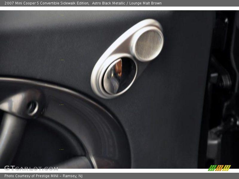 Astro Black Metallic / Lounge Malt Brown 2007 Mini Cooper S Convertible Sidewalk Edition