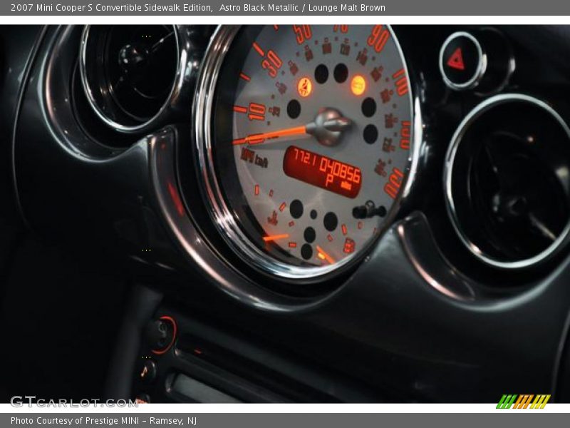 Astro Black Metallic / Lounge Malt Brown 2007 Mini Cooper S Convertible Sidewalk Edition