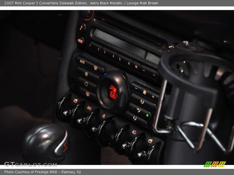 Astro Black Metallic / Lounge Malt Brown 2007 Mini Cooper S Convertible Sidewalk Edition