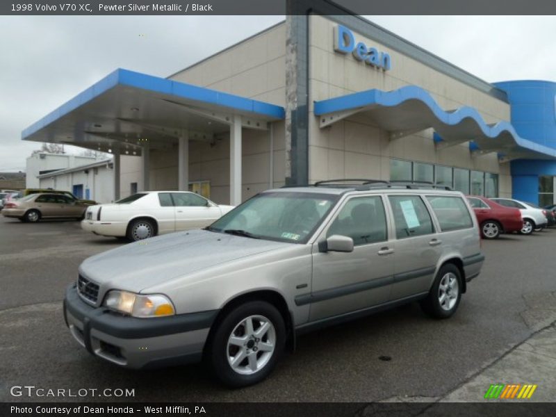 Pewter Silver Metallic / Black 1998 Volvo V70 XC