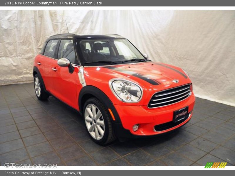 Pure Red / Carbon Black 2011 Mini Cooper Countryman