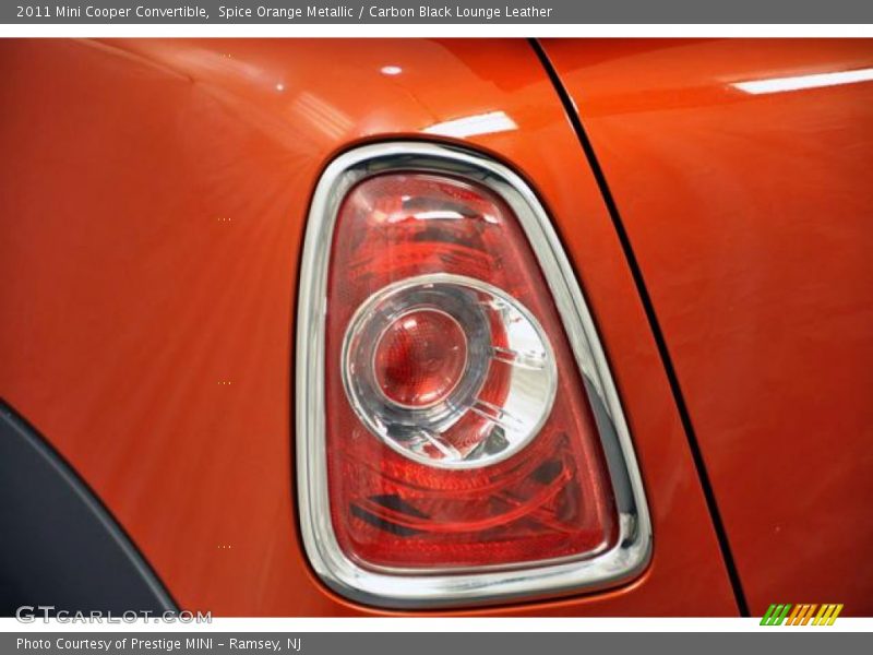 Spice Orange Metallic / Carbon Black Lounge Leather 2011 Mini Cooper Convertible