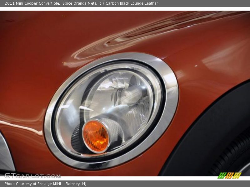 Spice Orange Metallic / Carbon Black Lounge Leather 2011 Mini Cooper Convertible