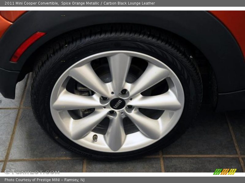 Spice Orange Metallic / Carbon Black Lounge Leather 2011 Mini Cooper Convertible