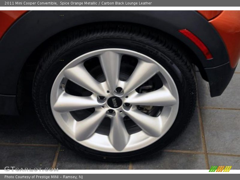 Spice Orange Metallic / Carbon Black Lounge Leather 2011 Mini Cooper Convertible